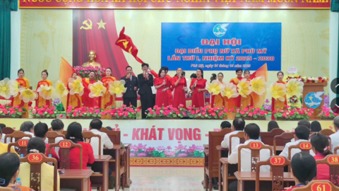 Đại hội đại biểu phụ nữ xã Phù Mỹ lần thứ I, nhiệm kỳ 2025 - 2030