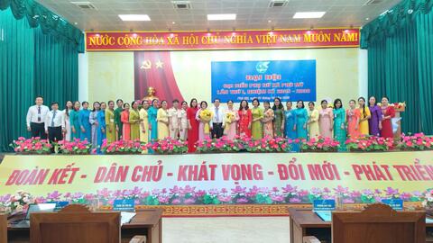 Đại hội Đại biểu Hội Liên hiệp phụ nữ xã Phù Mỹ lần thứ I, nhiệm kỳ 2025- 2030