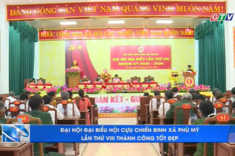 Đại hội đại biểu Hội Cựu chiến binh xã Phù Mỹ lần thứ VIII thành công tốt đẹp
