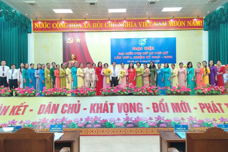 Đại hội Đại biểu Hội Liên hiệp phụ nữ xã Phù Mỹ lần thứ I, nhiệm kỳ 2025- 2030